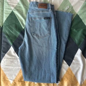Calvin Klein High Rise Bootcut Jeans
